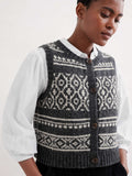 Castwork Vest - Shingle Bar Onyx Aran