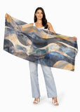 Artist Label Scarf - Celestial Waves
