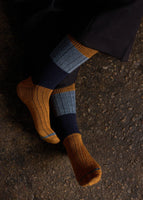 Chunky Rib Socks - Mustard