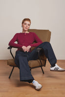 Cocoon Cardigan - Beaujolais Red