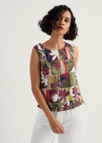 Colour Study Top - Floral Splice