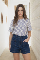 Denim High Waist Shorts