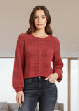 Pulling Strings Sweater- Red Earth