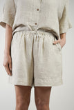 Eve Linen Shorts - Oat