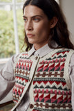 Dawson Pick Fairisle Vest - Zig Zag Aran