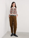 Dawson Pick Fairisle Vest - Zig Zag Aran