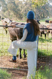 Pippi Wool Vest - Pacific Blue