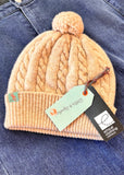 Wool Cable Beanie - Beige