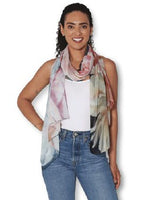 Artist Label Scarf - Power of Flowers