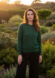 Signature Crew Cardigan - Forest