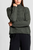 Chevron Cable Pullover - Forest