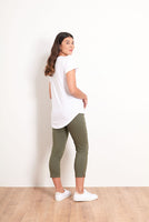 Fuss Free 7/8 Pants - Azure