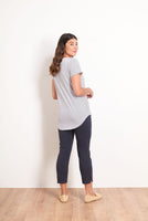 Fuss Free 7/8 Pants - Azure