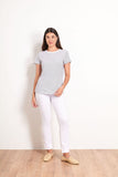 Long Slim Pants - White