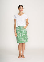 Tee Off Skirt - Lush Leaves