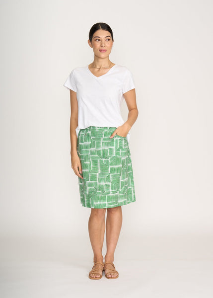Tee Off Skirt - Lush Leaves