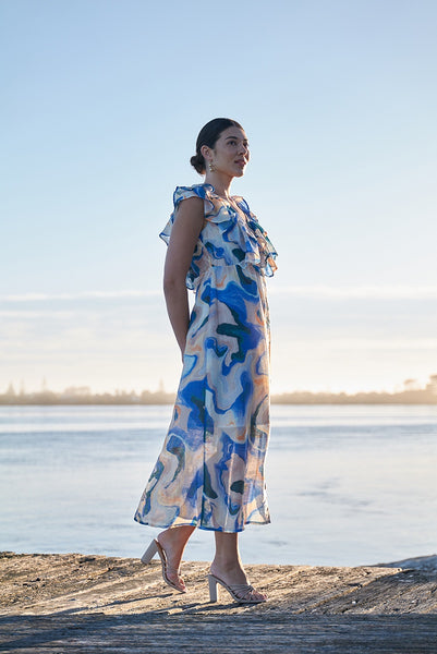 Paradise Dress - Marbles
