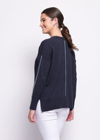 Born Leader Sweater - Midnight/Duck Egg