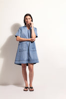 Jean-Ious Dress - Blue Wash