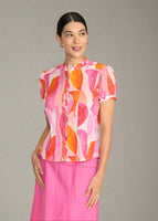Ultimate Crush Cap Sleeve Shirt - Feeling Peachy