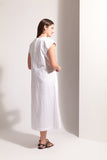 Cut of Your Rib Dress - White