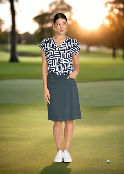 Tee Off Skirt - Basalt