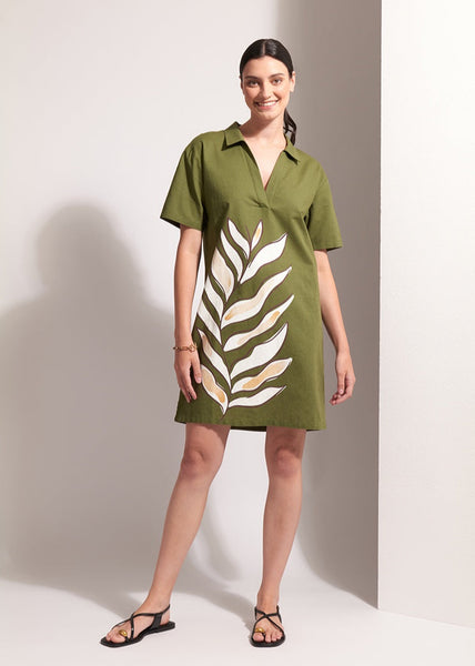 Going Coastal Dress - Palm Life