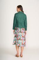 Festival Linen Jacket - Thyme