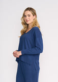 Set Play V Sweater - Indigo