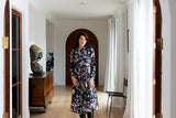 Pipe Up Shirt Dress - Shadow Leaf