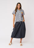 Hemline Hype Skirt - True Navy