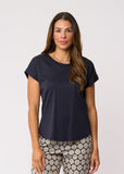 Clean Queen Top - True Navy