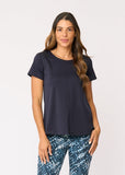 Flare Play Top - True Navy