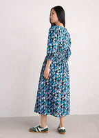 Fawn Dress - Crocus Collage Watson Green