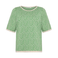 Floss Floral Crew - Green