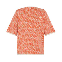 Floss Floral Crew - Sunny Orange