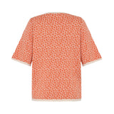 Floss Floral Crew - Sunny Orange