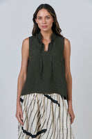 Sleeveless Swing Top - Licorice