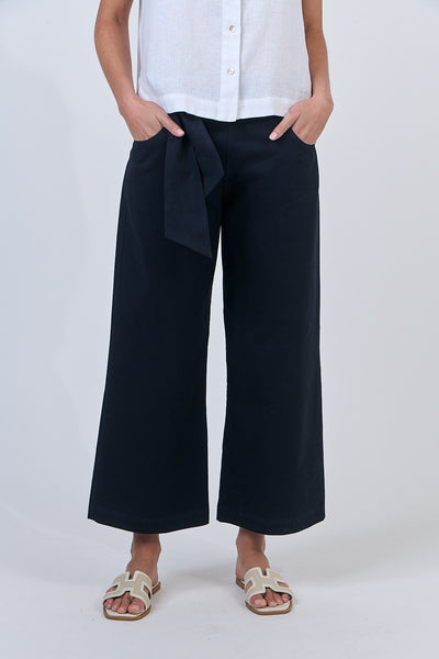 Wide Leg Pants - Maritime