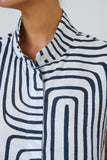 Cap Sleeve Blouse - Maze