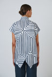Cap Sleeve Blouse - Maze