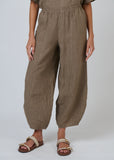 Linen Balloon Pants - Agate