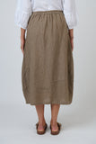 Midi Linen Skirt - Agate
