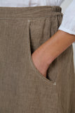 Midi Linen Skirt - Agate