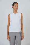 Cotton Shell Top - White