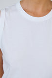 Cotton Shell Top - White