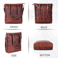 Classic Leather Tote Bag - Bunbury