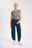 Greta Barrel Leg Jeans - Denim