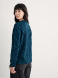 Gwennol Top - Drawn Seabed Dark Eden