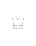 Haiku Yak Blend Button Front Vest - Ruby